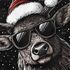 Weihnachtsshirt Damen Rentier Elch T-Shirt Weihnachten Lustig Weihnachtsoutfit Frauen Moonworks®preview