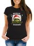 Weihnachtsshirt Damen Spruch Offizielles Grinch Schlafshirt T-Shirt Weihnachten Lustig Frauen Moonworks®preview