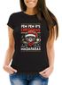 Weihnachtsshirt Damen Spruch Pew Pew Madafakas T-Shirt Weihnachten Lustig Frauen Moonworks®preview