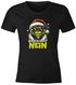 Weihnachtsshirt Damen Spruch T-Shirt Weihnachten Grinch Nein Frauen Moonworks®preview