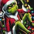 Weihnachtsshirt Damen Spruch T-Shirt Weihnachten Halts Maul Grinch Weihnachtsoutfit Frauen Moonworks®preview