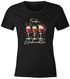 Weihnachtsshirt Damen Spruch T-Shirt Weihnachten Weingläser Lustig Weihnachtsoutfit Frauen Moonworks®preview