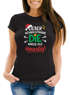 Weihnachtsshirt Damen Weihnachten Spruch lustig Lieber Weihnachtsmann die waren alle unartig XMAS Outfit Moonworks®preview