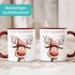 Weihnachtstasse Frohe Weihnachten Tierbilder Lustig Tasse [DesignVariant] Geschenkidee Adventskalender Nikolaus Keramiktasse SpecialMe®preview
