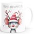 Weihnachtstasse Frohe Weihnachten Tierbilder Lustig Tasse [DesignVariant] Geschenkidee Adventskalender Nikolaus Keramiktasse SpecialMe®preview