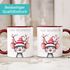Weihnachtstasse Frohe Weihnachten Tierbilder Lustig Tasse [DesignVariant] Geschenkidee Adventskalender Nikolaus Keramiktasse SpecialMe®preview