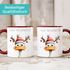Weihnachtstasse Frohe Weihnachten Tierbilder Lustig Tasse [DesignVariant] Geschenkidee Adventskalender Nikolaus Keramiktasse SpecialMe®preview