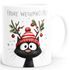Weihnachtstasse Frohe Weihnachten Tierbilder Lustig Tasse [DesignVariant] Geschenkidee Adventskalender Nikolaus Keramiktasse SpecialMe®preview