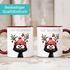 Weihnachtstasse Frohe Weihnachten Tierbilder Lustig Tasse [DesignVariant] Geschenkidee Adventskalender Nikolaus Keramiktasse SpecialMe®preview