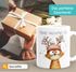 Weihnachtstasse Frohe Weihnachten Tierbilder Lustig Tasse [DesignVariant] Geschenkidee Adventskalender Nikolaus Keramiktasse SpecialMe®preview