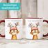 Weihnachtstasse Frohe Weihnachten Tierbilder Lustig Tasse [DesignVariant] Geschenkidee Adventskalender Nikolaus Keramiktasse SpecialMe®preview