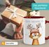 Weihnachtstasse Frohe Weihnachten Tierbilder Lustig Tasse [DesignVariant] Geschenkidee Adventskalender Nikolaus Keramiktasse SpecialMe®preview