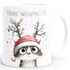 Weihnachtstasse Frohe Weihnachten Tierbilder Lustig Tasse [DesignVariant] Geschenkidee Adventskalender Nikolaus Keramiktasse SpecialMe®preview