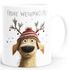 Weihnachtstasse Frohe Weihnachten Tierbilder Lustig Tasse [DesignVariant] Geschenkidee Adventskalender Nikolaus Keramiktasse SpecialMe®preview