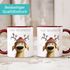 Weihnachtstasse Frohe Weihnachten Tierbilder Lustig Tasse [DesignVariant] Geschenkidee Adventskalender Nikolaus Keramiktasse SpecialMe®preview