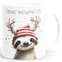 Weihnachtstasse Frohe Weihnachten Tierbilder Lustig Tasse [DesignVariant] Geschenkidee Adventskalender Nikolaus Keramiktasse SpecialMe®preview