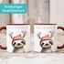 Weihnachtstasse Frohe Weihnachten Tierbilder Lustig Tasse [DesignVariant] Geschenkidee Adventskalender Nikolaus Keramiktasse SpecialMe®preview