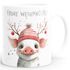 Weihnachtstasse Frohe Weihnachten Tierbilder Lustig Tasse [DesignVariant] Geschenkidee Adventskalender Nikolaus Keramiktasse SpecialMe®preview