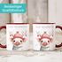 Weihnachtstasse Frohe Weihnachten Tierbilder Lustig Tasse [DesignVariant] Geschenkidee Adventskalender Nikolaus Keramiktasse SpecialMe®preview