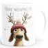 Weihnachtstasse Frohe Weihnachten Tierbilder Lustig Tasse [DesignVariant] Geschenkidee Adventskalender Nikolaus Keramiktasse SpecialMe®preview