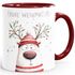 Weihnachtstasse Frohe Weihnachten Tierbilder Lustig Tasse [DesignVariant] Geschenkidee Adventskalender Nikolaus Keramiktasse SpecialMe®preview