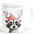 Weihnachtstasse Frohe Weihnachten Tierbilder Lustig Tasse [DesignVariant] Geschenkidee Adventskalender Nikolaus Keramiktasse SpecialMe®preview