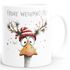 Weihnachtstasse Frohe Weihnachten Tierbilder Lustig Tasse [DesignVariant] Geschenkidee Adventskalender Nikolaus Keramiktasse SpecialMe®preview