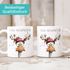 Weihnachtstasse Frohe Weihnachten Tierbilder Lustig Tasse [DesignVariant] Geschenkidee Adventskalender Nikolaus Keramiktasse SpecialMe®preview