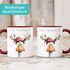 Weihnachtstasse Frohe Weihnachten Tierbilder Lustig Tasse [DesignVariant] Geschenkidee Adventskalender Nikolaus Keramiktasse SpecialMe®preview