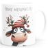 Weihnachtstasse Frohe Weihnachten Tierbilder Lustig Tasse [DesignVariant] Geschenkidee Adventskalender Nikolaus Keramiktasse SpecialMe®preview