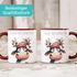 Weihnachtstasse Frohe Weihnachten Tierbilder Lustig Tasse [DesignVariant] Geschenkidee Adventskalender Nikolaus Keramiktasse SpecialMe®preview