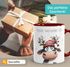 Weihnachtstasse Frohe Weihnachten Tierbilder Lustig Tasse [DesignVariant] Geschenkidee Adventskalender Nikolaus Keramiktasse SpecialMe®preview
