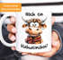 Weihnachtstasse mit Kuh Motiv Spruch Keramikbecher für Glühweinliebhaber XMAS Geschenk für Familie Freunde Kollegen MoonWorks®preview