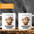 Weihnachtstasse mit Kuh Motiv Spruch Keramikbecher für Glühweinliebhaber XMAS Geschenk für Familie Freunde Kollegen MoonWorks®preview