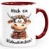 Weihnachtstasse mit Kuh Motiv Spruch Keramikbecher für Glühweinliebhaber XMAS Geschenk für Familie Freunde Kollegen MoonWorks®preview
