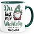 Weihnachtstasse personalisiert Wichtel Design Geschenkidee Lieblingsmenschen Kleine Geschenke Adventszeit SpecialMe®preview