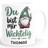 Weihnachtstasse personalisiert Wichtel Design Geschenkidee Lieblingsmenschen Kleine Geschenke Adventszeit SpecialMe®preview