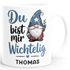 Weihnachtstasse personalisiert Wichtel Design Geschenkidee Lieblingsmenschen Kleine Geschenke Adventszeit SpecialMe®preview