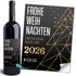 Weinetikett Frohe Weihnachten Frohes Neues Jahr 2026 mit Name personalisierbar Flaschenetikett  – XMAS Deko für Flaschen SpecialMe®preview