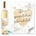 Weinetikett mit Wunschtext personalisiert Herzmotiv Flaschenetiketten selbstklebend Wein Geschenk SpecialMe®preview