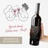 Weinetikett Weihnachten Dein Wunschtext Herz Flaschenetikett personalisierbar – XMAS Deko Wein-Flaschen SpecialMe®preview