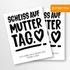 Weinetiketten Geschenkidee Muttertag Mama Spruch lustig Flaschenetiketten selbstklebend Wein Geschenk Moonworks®preview