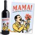 Weinetiketten Muttertag Mama Pop-Art Musik Flaschenetiketten selbstklebend Wein Geschenk von Kindern für Mütter Moonworks®preview