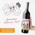 Weinetiketten Muttertag Mama Pop-Art Musik Flaschenetiketten selbstklebend Wein Geschenk von Kindern für Mütter Moonworks®preview