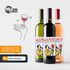 Weinetiketten Muttertag Mama Pop-Art Musik Flaschenetiketten selbstklebend Wein Geschenk von Kindern für Mütter Moonworks®preview