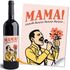 Weinetiketten Muttertag Mama Pop-Art Musik Flaschenetiketten selbstklebend Wein Geschenk von Kindern für Mütter Moonworks®preview