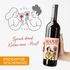 Weinetiketten Muttertag Mama Pop-Art Musik Flaschenetiketten selbstklebend Wein Geschenk von Kindern für Mütter Moonworks®preview
