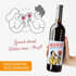 Weinetiketten Muttertag Mama Pop-Art Musik Flaschenetiketten selbstklebend Wein Geschenkidee für Mütter Moonworks®preview