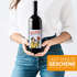 Weinetiketten Muttertag Mama Pop-Art Musik Flaschenetiketten selbstklebend Wein Geschenkidee für Mütter Moonworks®preview
