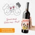 Weinetiketten Muttertag Mama Pop-Art Musik Flaschenetiketten selbstklebend Wein Geschenkidee für Mütter Moonworks®preview